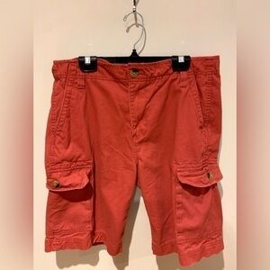 Bluenotes Red Cargo Shorts - Size M